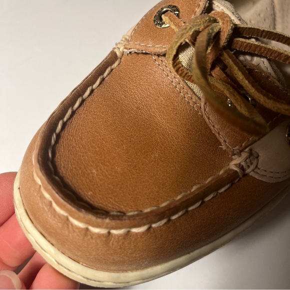 SPERRY Angelfish Metallic Boat Shoe, Size 7, used but in good condition - Picture 14 of 16